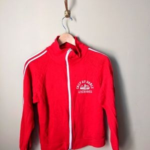 Vintage Camp Au Sable MI Light Zippered Track Sweatshirt